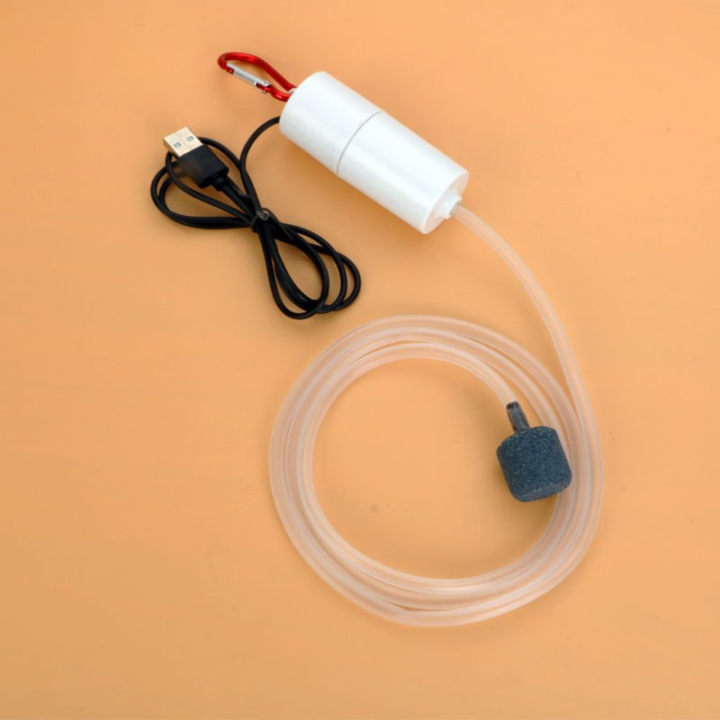 Aquarium Fish Tank USB Oxygen Air Pump Mute Energy Saving Supplies Portable Mini Aquatic Terrarium Fish Tank Accessories - Image 3
