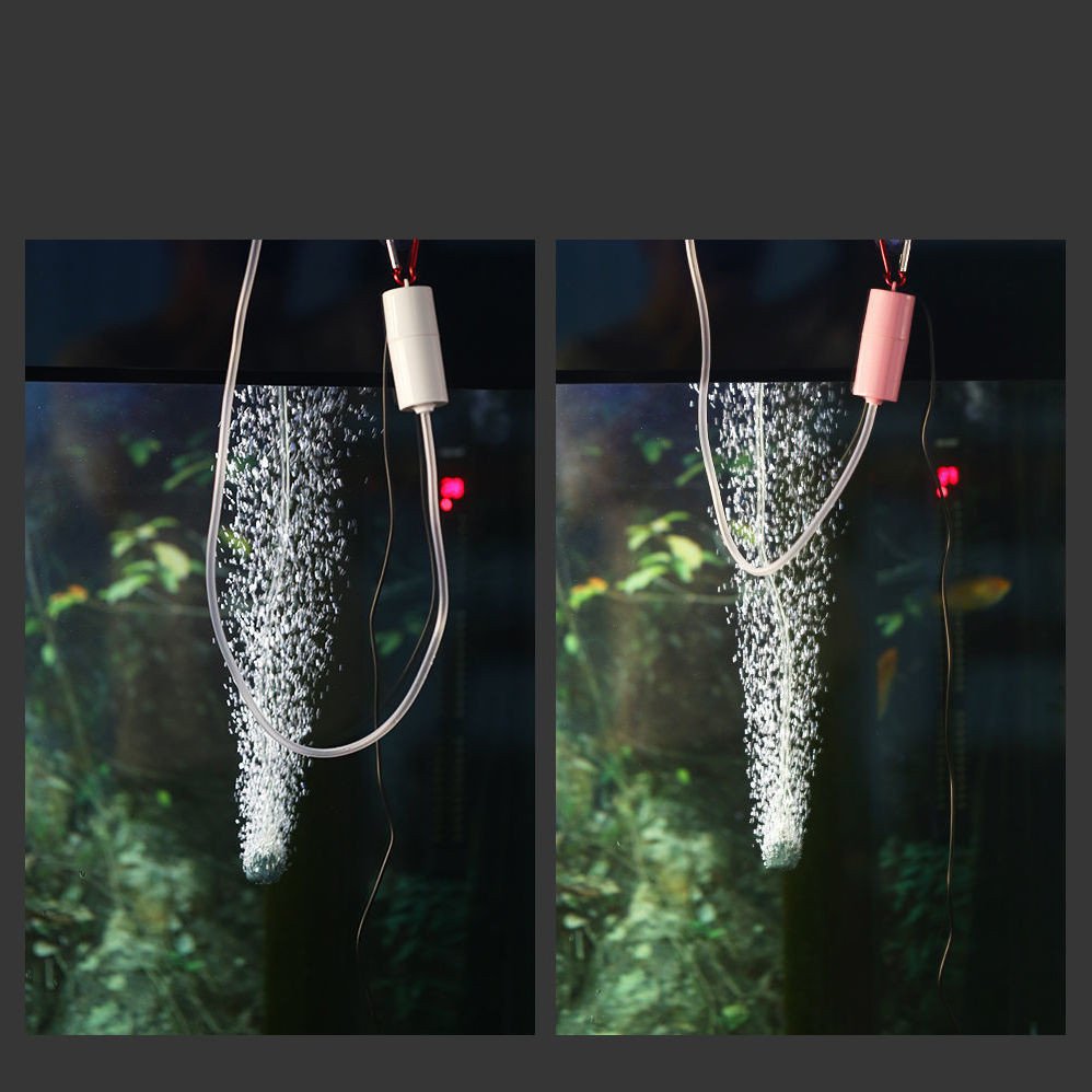 Aquarium Fish Tank USB Oxygen Air Pump Mute Energy Saving Supplies Portable Mini Aquatic Terrarium Fish Tank Accessories - Image 5